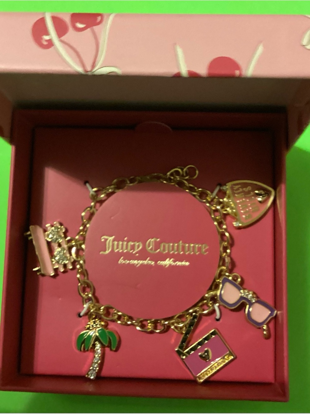 Juicy Couture Beverly Hills Hollywood Theme Charm Bracelet Only - Picture 3 of 10